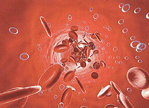 血液と酸素のイメージ
